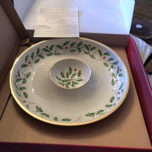 LENOX HOLIDAY CHIP & DIP